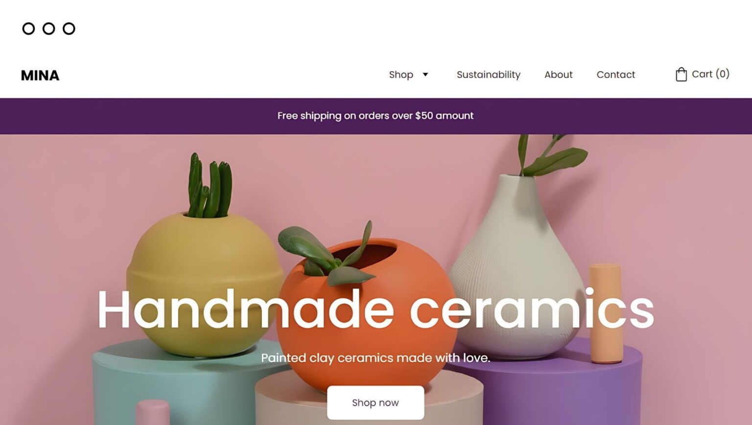 A Website Template Crafted for Local Ecommerce & Artisanal Shops