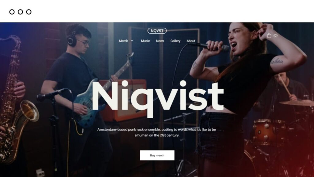 Free Website Templates for Musicians and Bands