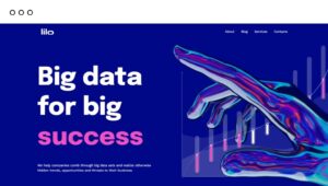 Website Template for AI, Big Data Analytics & Tech Consulting Businesses